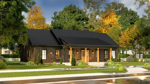 A7188-A Laurel Hill Plan - Modern Farmhouse Exterior1