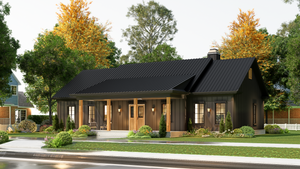 A7188-A Laurel Hill House Plan-Exterior-7