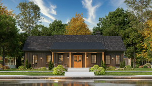A7188-A Laurel Hill House Plan-Exterior-2