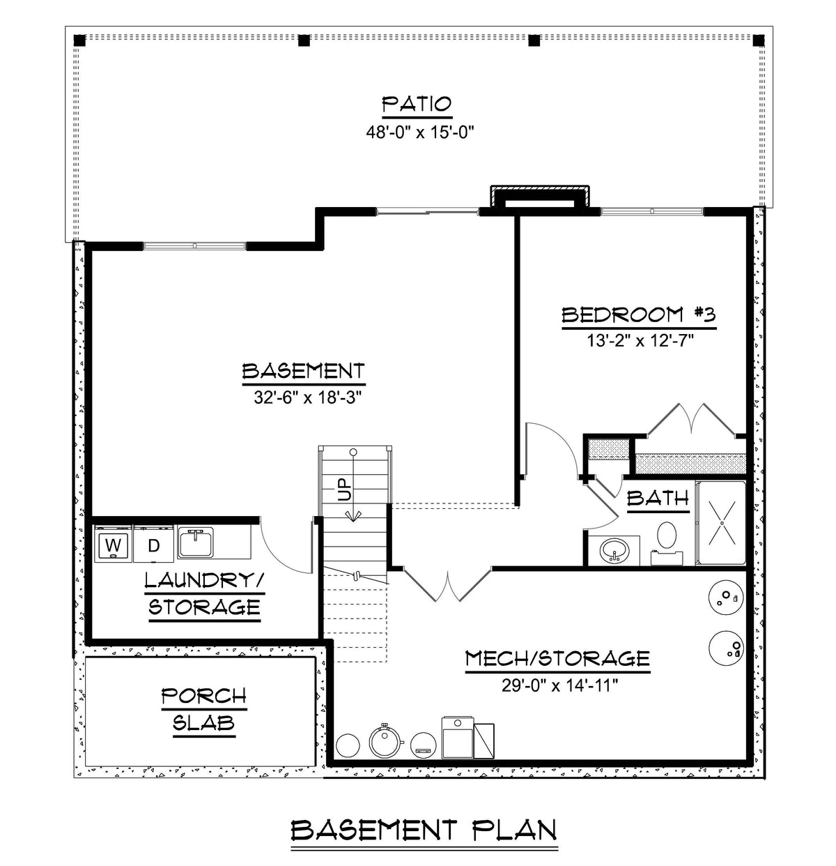 Delmar Basement Floor Plan