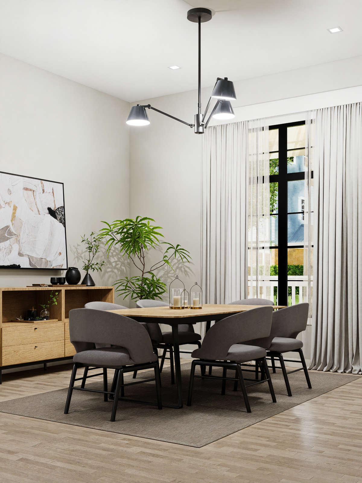 A7188-A Laurel Hill House Plan-Interior-Dining-1