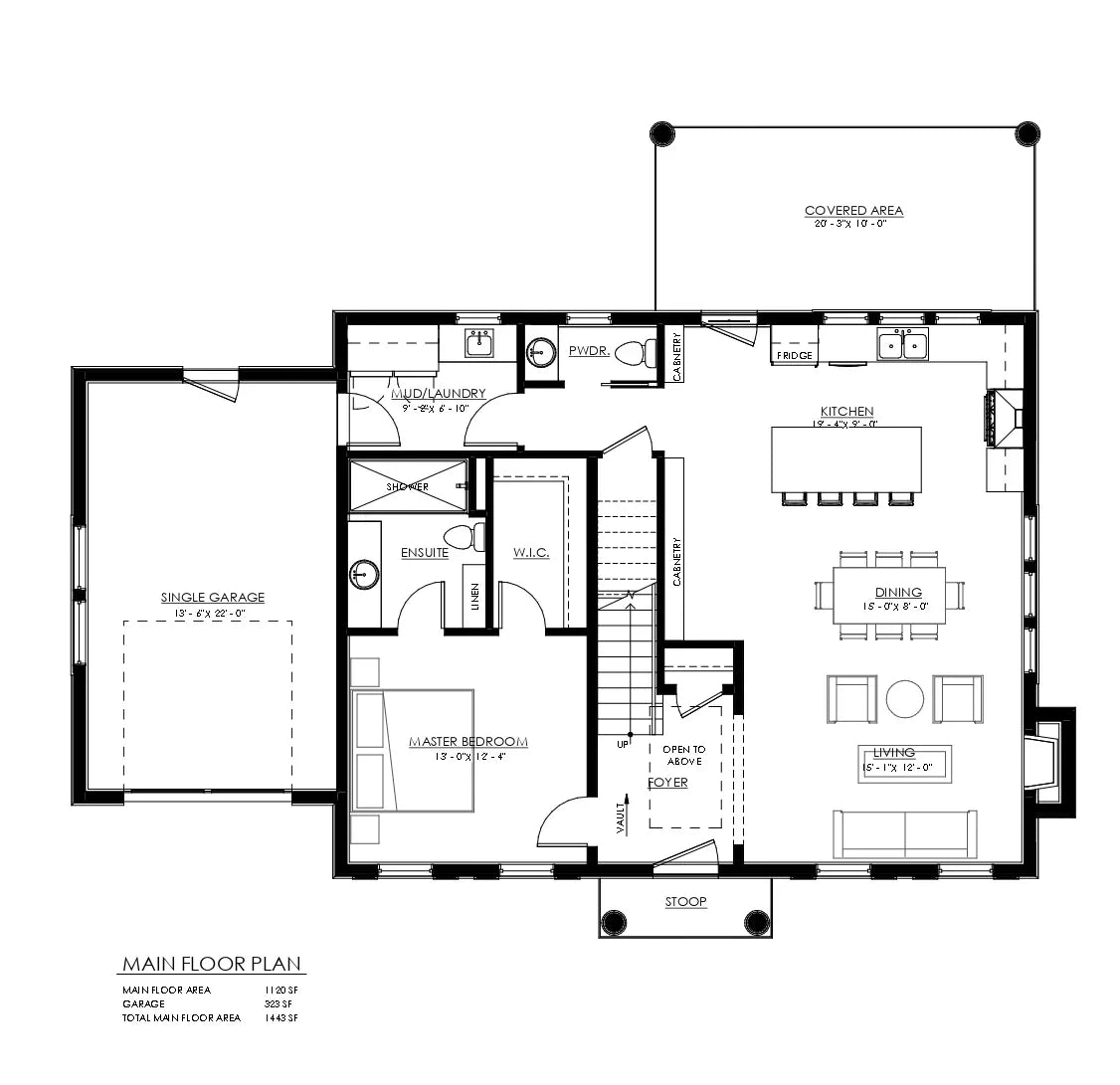 Cape House Floor Plan Basic