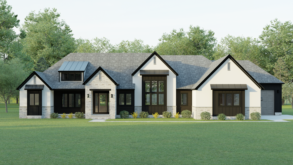 Elegant Modern Farmhouse with Spacious Layout and Luxury Amenities