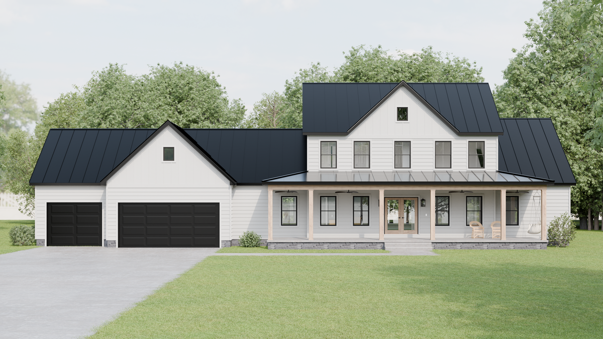 Elegant Country Home with Wraparound Porch and Bonus Space