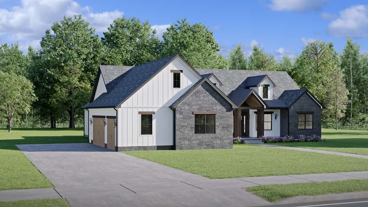 3-Bedroom Craftsman Home with Flexible Basement Expansion