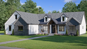 3-Bedroom Craftsman Home with Flexible Basement Expansion