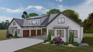 AO8464-A Detached Garage | Elena Garage Plan Exterior-3