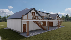 AO8464-A Detached Garage | Elena Garage Plan Exterior-4