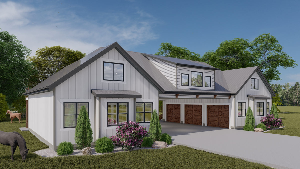 AO8464-A Detached Garage | Elena Garage Plan Exterior-6