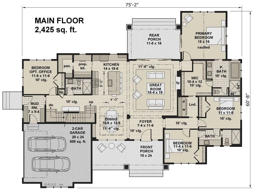 Elm Meadows House Plan - Archival Designs House Plans