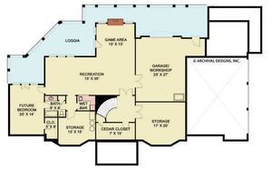 Elms House Plan - Archival Designs House Plans, floor plan