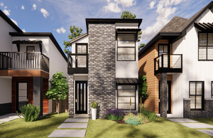 Modern 2-Bedroom Narrow Lot Home with Garage and Deck