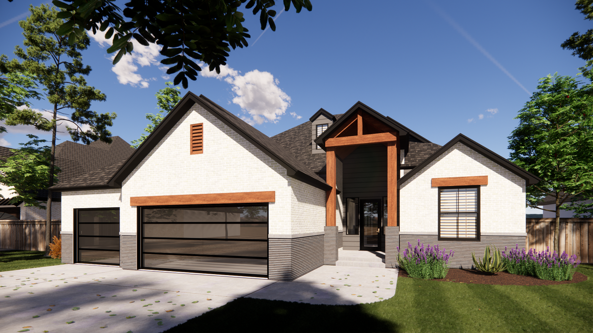 Smart 4-Bedroom New American Plan with Flex Room and Jack & Jill Bath