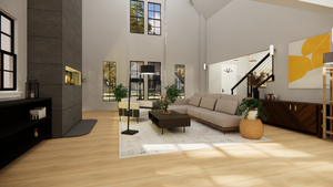 AG7498-A New American House Living Room, 4 Bed, 3.5 Bath | Kingside House Plan 