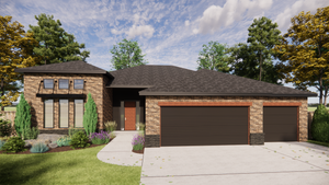 Single-Story 4-Bedroom House Plan with Game Room & Media Room