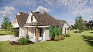 AG7499-A Country House, 3 Bed, 3 Bath | Sydney House Plan Exterior-4