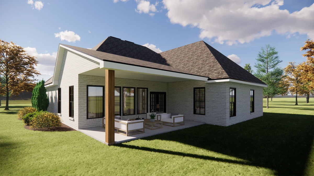 AG7499-A Country House, 3 Bed, 3 Bath | Sydney House Plan Exterior-3