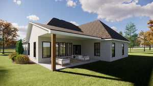 AG7499-A Country House, 3 Bed, 3 Bath | Sydney House Plan Exterior-3
