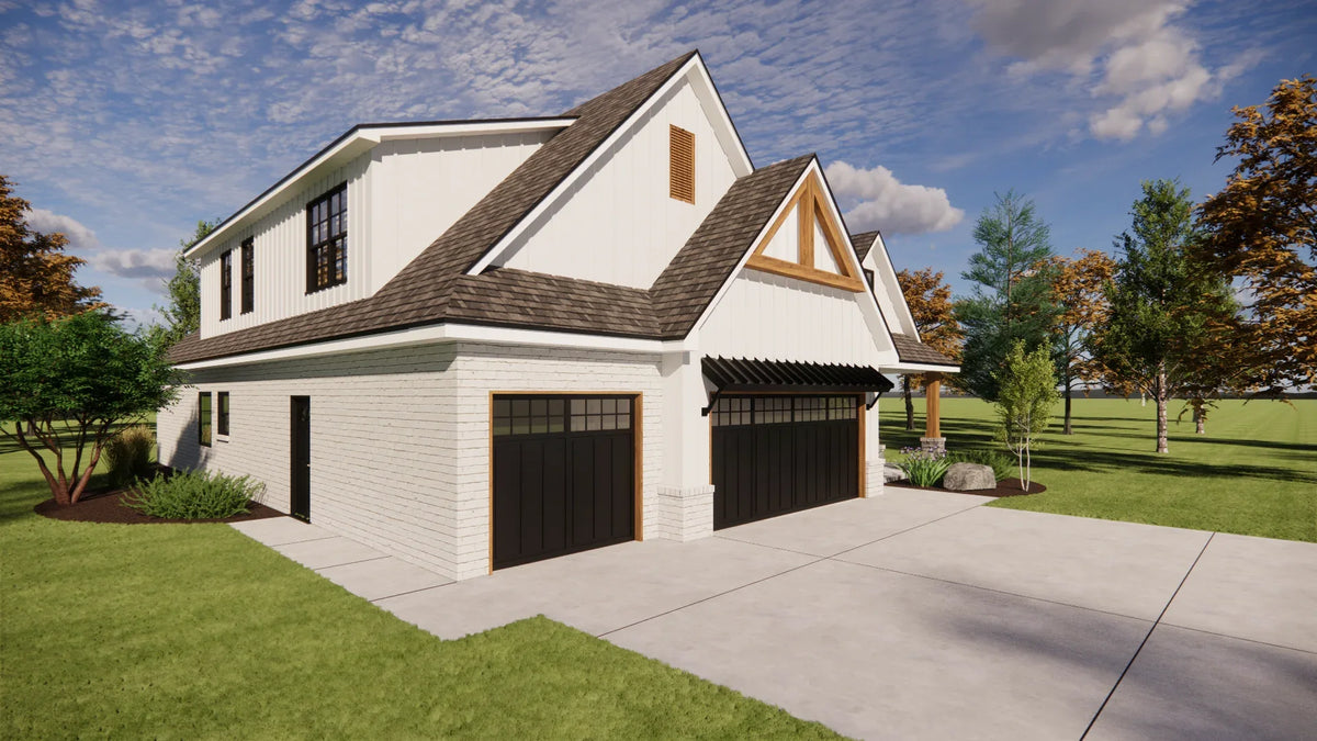 AG7499-A Country House, 3 Bed, 3 Bath | Sydney House Plan Exterior-5