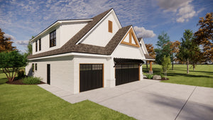 AG7499-A Country House, 3 Bed, 3 Bath | Sydney House Plan Exterior-5