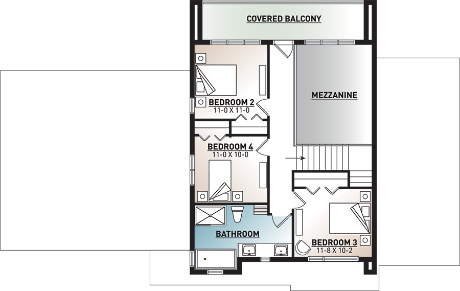 Essex Second Floor Plan