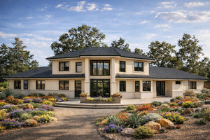 AM8105-A Southwestern House, 4 Bedrooms, 4 Bathrooms | Estefan House Plan Exterior-2