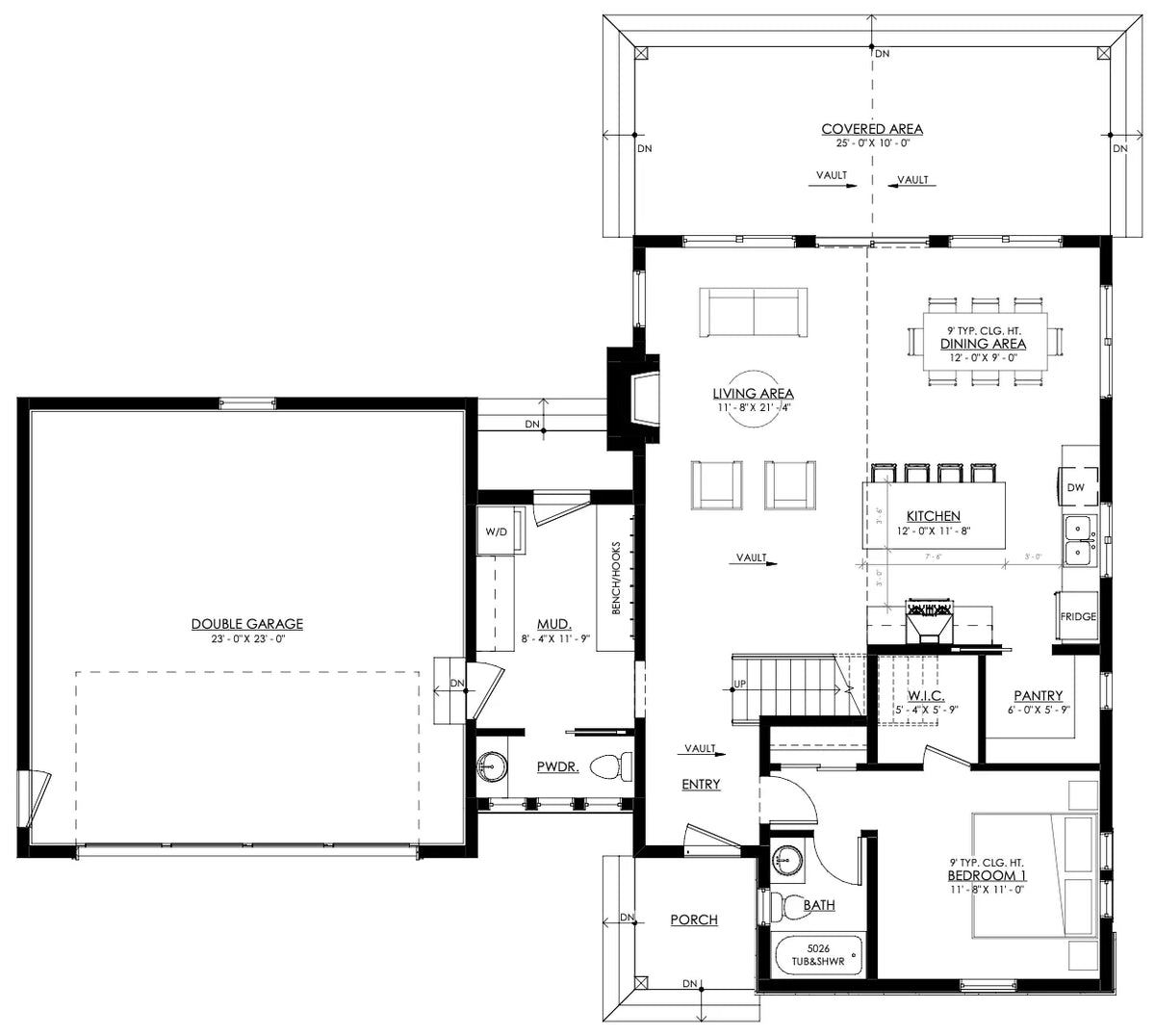 Estes Park House Plan - Archival Designs House Plans, floor plan