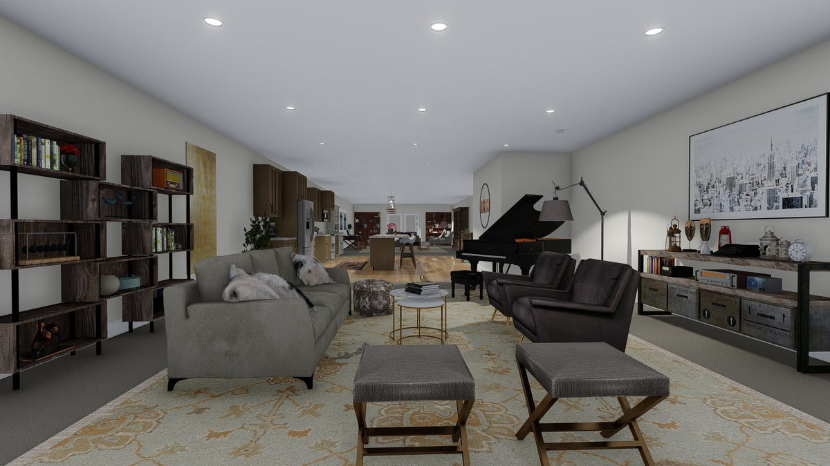 Expansive Luxury Home with 8-Car Garage and Elegant Master Suite