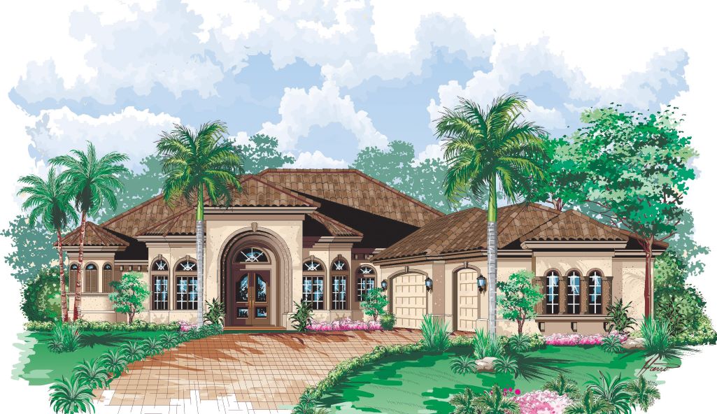 3,650 Sq. Ft. Home with Optional Cabana, Lanai, and Garage