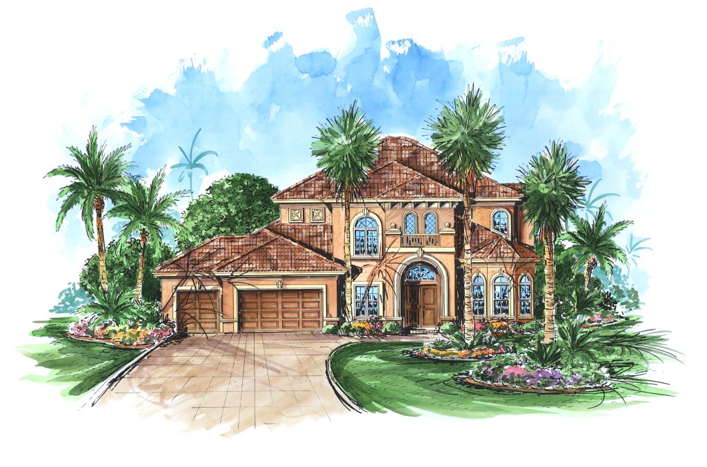 4,098 Sq. Ft. Elegant Home with Loft and First-Floor Master Suite