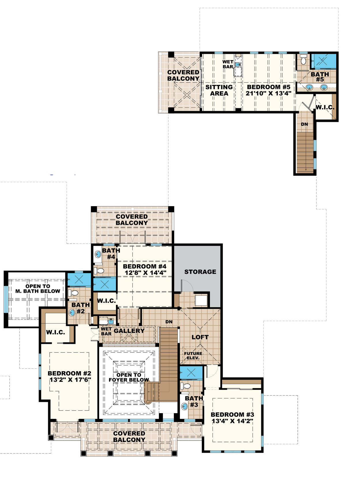 Bermuda Second Floor Plan