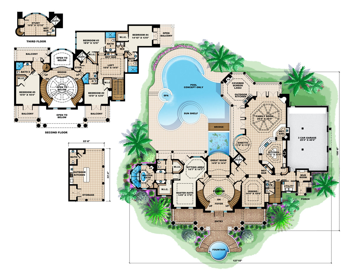 Alexandria House Main Floor Plan