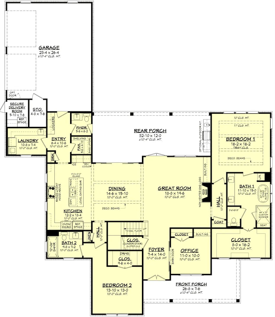 Springfield House Plan - Archival Designs House Plans