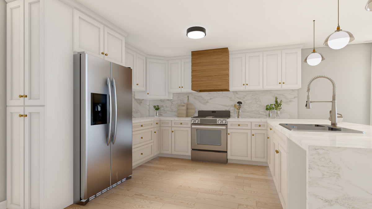 Charming 2-Bedroom Home Plan with Loft and Rear Porch