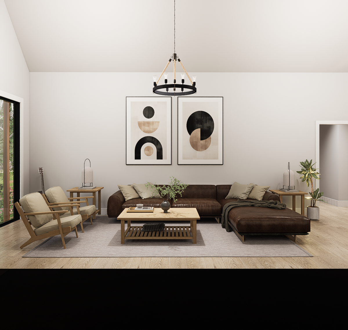 A8017-A Ruby Retreat Modern Farmhouse 3 Beds, 3 Baths, 1 Half Bath Great Room