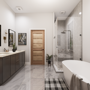 A8017-A Ruby Retreat Modern Farmhouse 3 Beds, 3 Baths, 1 Half Bath Interior Master Bathroom