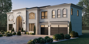 AC8175-A Contemporary House, 5 Bedrooms, 5.5 Bathrooms | Manjot Singh House Plan Exterior-3