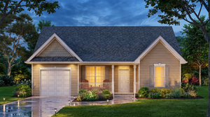 ST25088 Fabian 3 Bedrooms, 2 Bathrooms, One Story Ranch House Exterior 5