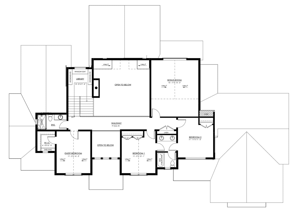 Fairfield House Plan - Archival Designs House Plans, floor plan