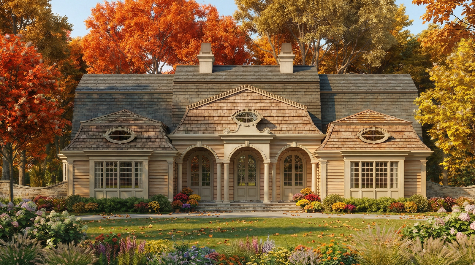 A308-A Nantucket House Exterior