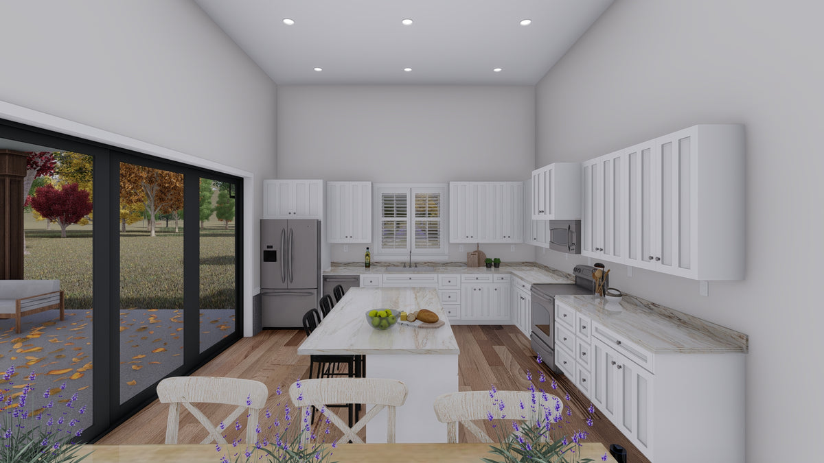 Spacious Two-Bedroom Barndominium with Porches and 3-Car Garage