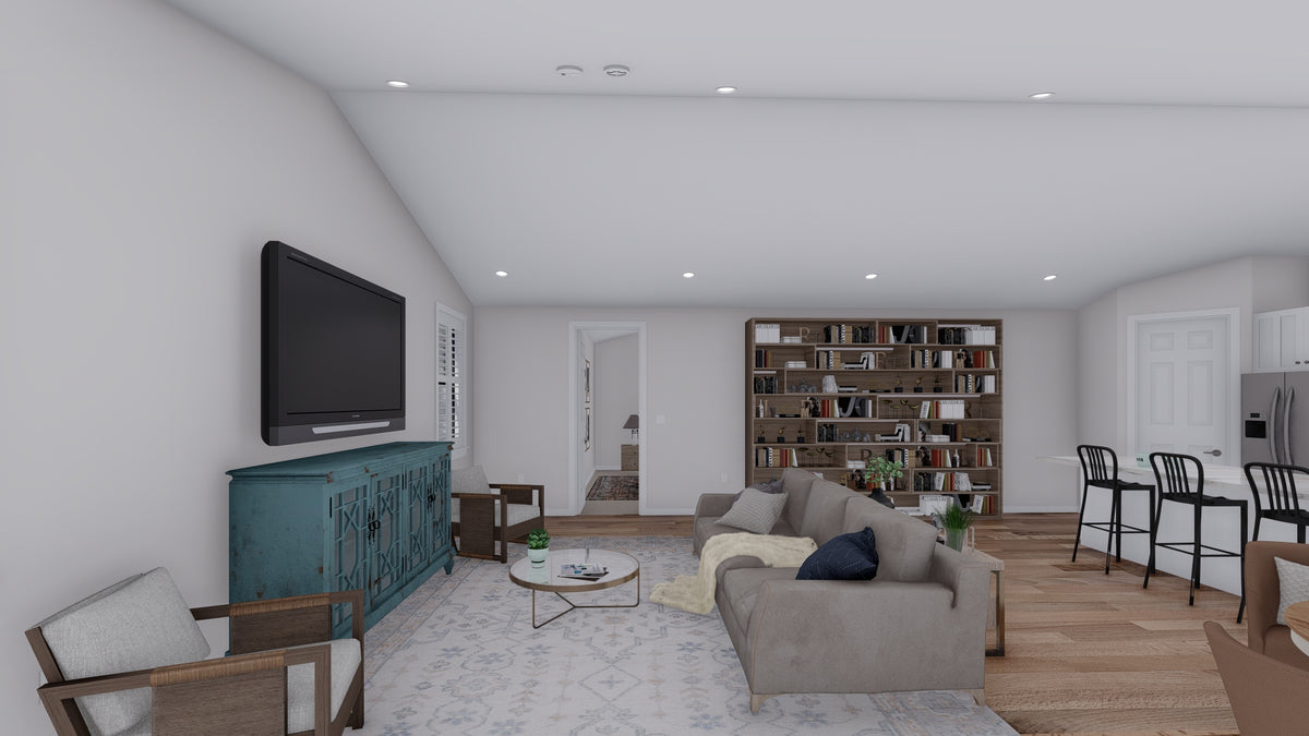 Spacious Two-Bedroom Barndominium with Porches and 3-Car Garage