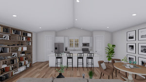 Spacious Two-Bedroom Barndominium with Porches and 3-Car Garage