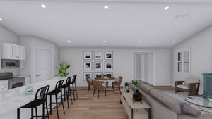 Spacious Two-Bedroom Barndominium with Porches and 3-Car Garage