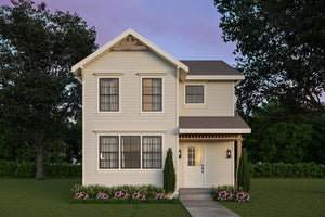 AM8289-A Cottage House, 3 Bedrooms, 2.5 Bathrooms | Emerson House Plan Exterior