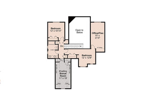 AM8118-A Farmhouse House Second Floor Plan, 5 Bedrooms, 3.5 Bathrooms | Foxboro 2 House Plan 