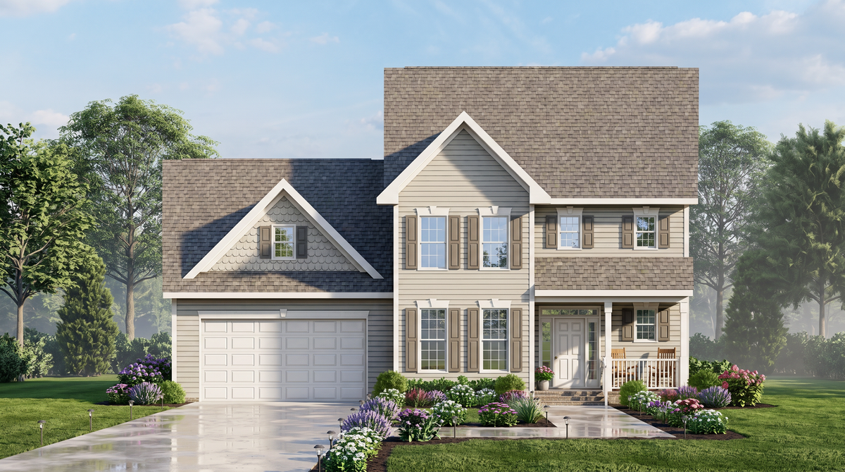 A8315-A Craftsman House, 3 Bedrooms, 2.5 Bathrooms | Ferris House Plan Exterior-2