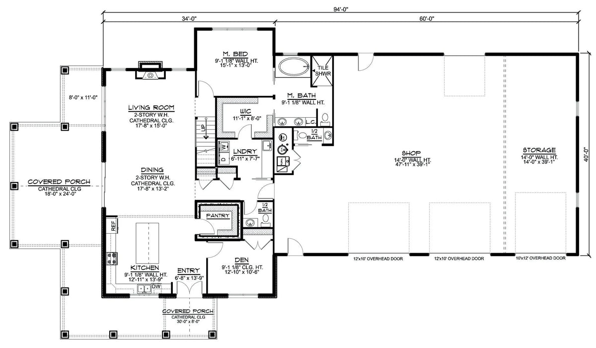 Farfield House Plan - Archival Designs House Plans, floor plan