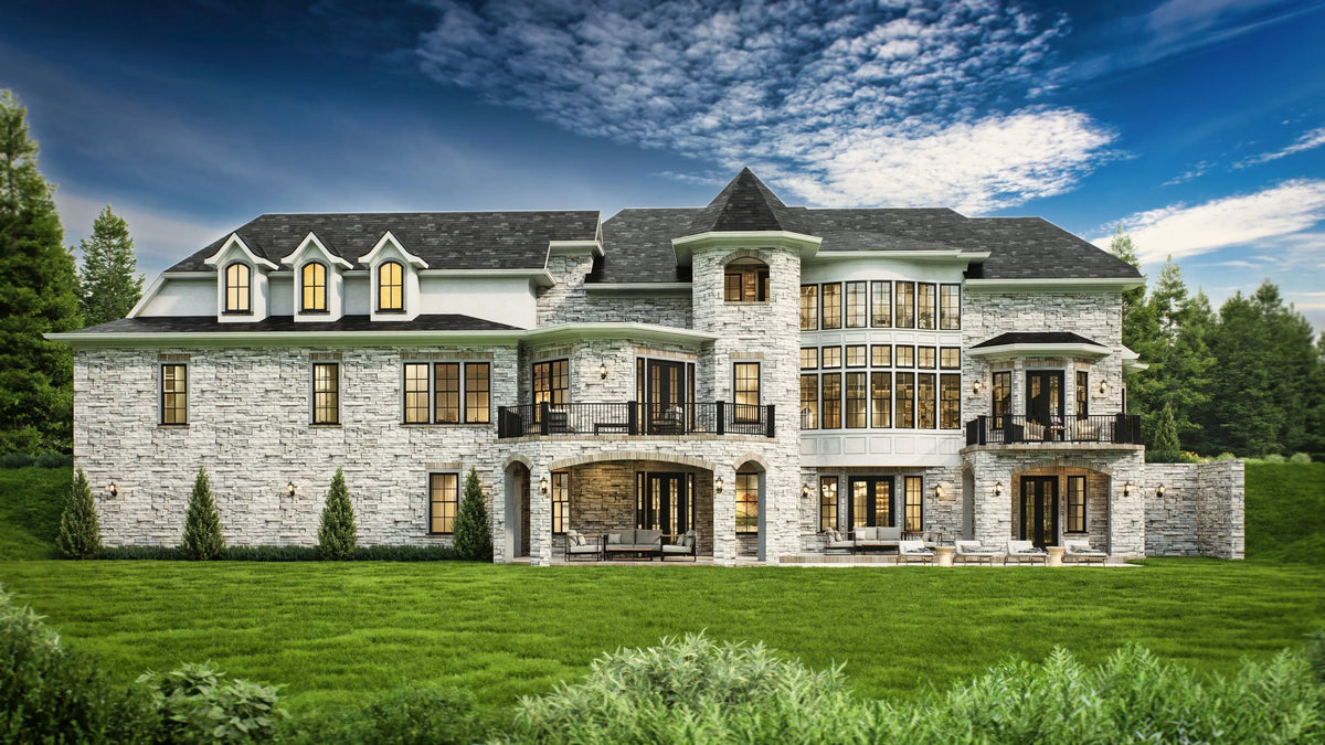 A008-A Adelin House 4 Beds, 3 Baths, European-Luxury Style Rear Exterior