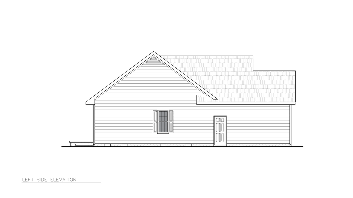 Sophisticated Contemporary House Plan with Expansive Front Porch and Open-Concept Living | Fox Fire House Plan